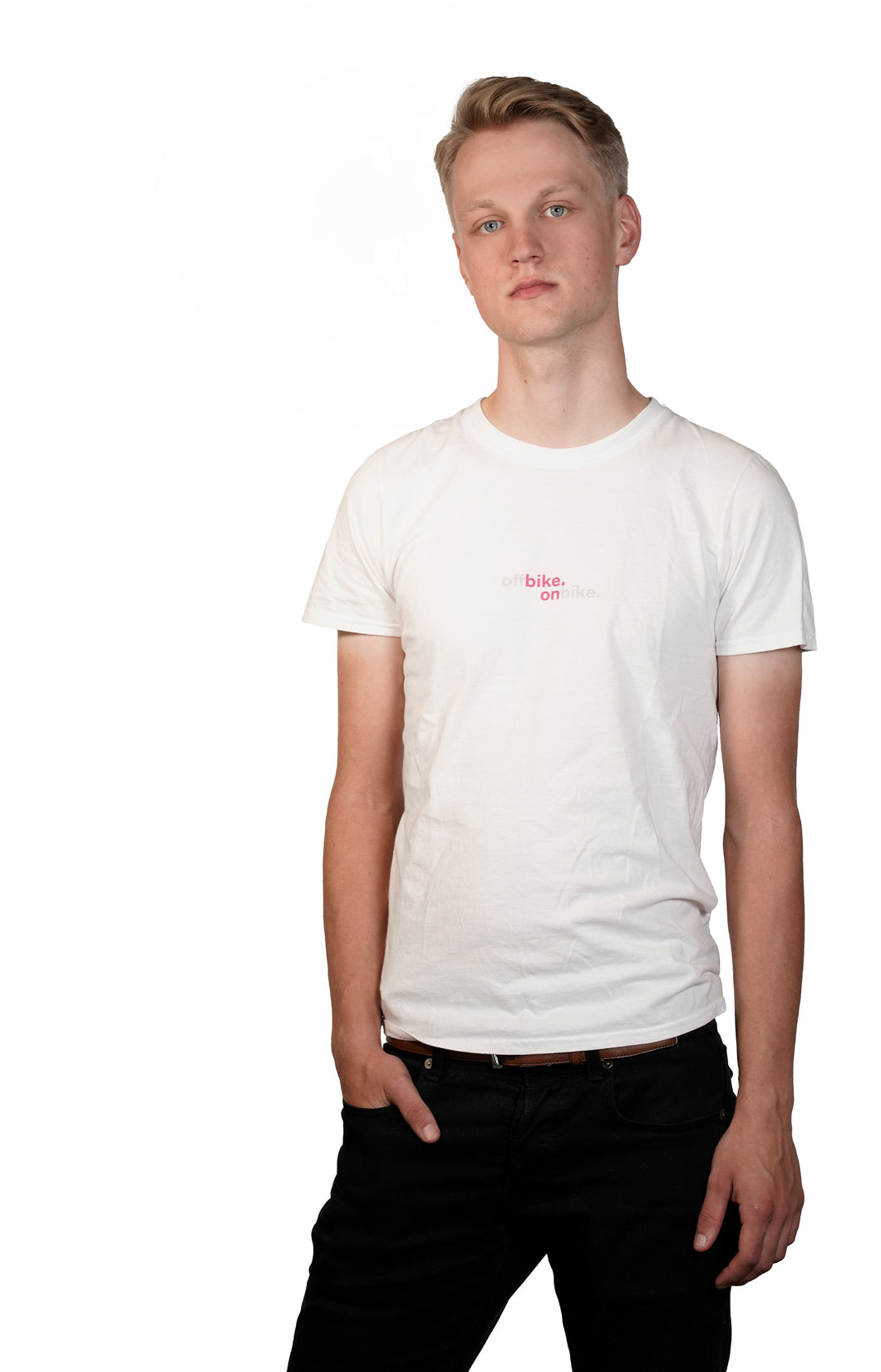 Dashbike Attention Premium-T-Shirt - Herren Weiß
